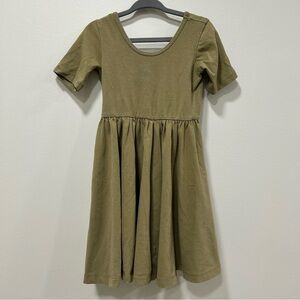Alice + Ames Olive Green Skater Dress
